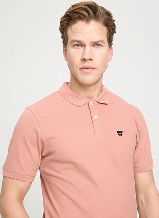 Wrangler Gül Kurusu Erkek Polo T-Shirt W7D5K4XX2T532 Kısa Kollu Polo Tshir