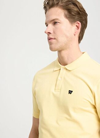 Wrangler Sarı Erkek Polo T-Shirt W7D5K4XX2TXCU Kısa Kollu Polo Tshir