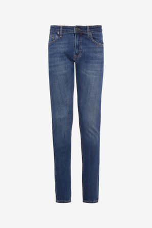 Skinny Fit Çok Dar Kesim  Normal Bel Çok Dar Paça Malone Mavi Jean Kot Pantolon
