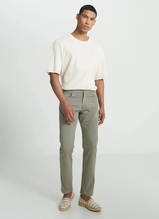 Lee Normal Bel Slim Fit Kiremit Erkek Chino Pantolon L72AA5708A95 ExtremeMotion Slim Pan
