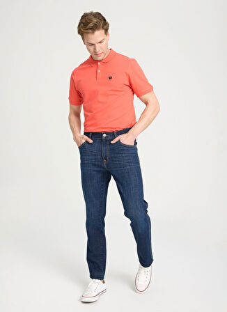 Wrangler Normal Bel Slim Fit Koyu Mavi Erkek Denim Pantolon W12S085W50 Texas Slim Jean Pantolon