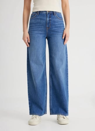 Lee Yüksek Bel İspanyol Paça Regular Fit Mavi Kadın Denim Pantolon L31S011XT-Stella A Line Jean Pantol
