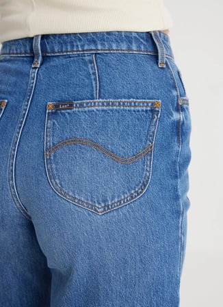 Lee Yüksek Bel İspanyol Paça Regular Fit Mavi Kadın Denim Pantolon L31S011XT-Stella A Line Jean Pantol