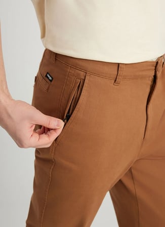 Wrangler Normal Bel Slim Fit Bordo Erkek Chino Pantolon WM01003A96 Chino Pantolon