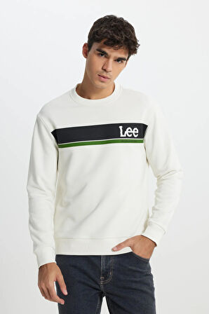 Lee Bisiklet Yaka Regular Fit Erkek Sweatshirt - L232501