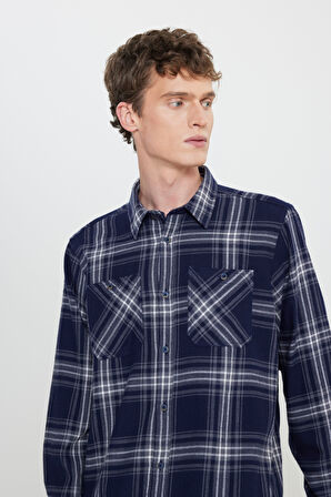 Regular Fit Normal Kesim %100 Pamuk Çok Renkli Gömlek
