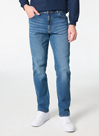 Wrangler Normal Bel Relaxed Erkek Denim Pantolon W12S086318 Texas Slim DenimPantolon