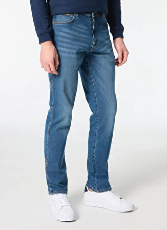 Wrangler Normal Bel Relaxed Erkek Denim Pantolon W12S086318 Texas Slim DenimPantolon