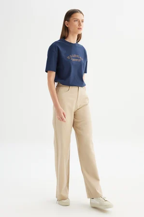 Straight Fit Normal Bel Cepli Pantolon