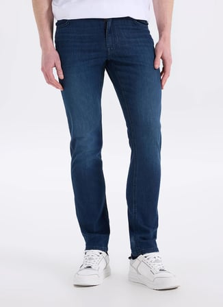 Wrangler Lacivert Erkek Slim Fit Denim Pantolon W12S00019337 Texas Slim Denim