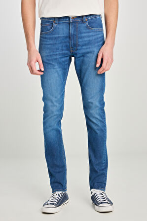 Luke Slim Fit Dar Kesim Mavi Pamuklu Esnek Jean Denim Pantolon