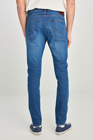 Luke Slim Fit Dar Kesim Mavi Pamuklu Esnek Jean Denim Pantolon