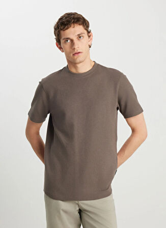 Wrangler Bisiklet Yaka Haki Erkek T-Shirt W2510718801 Haki T-Shirt