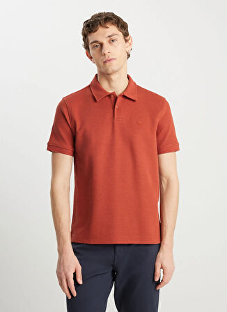Wrangler Kiremit Regular Fit Erkek Polo T-Shirt W2510720222