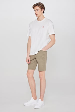 Pamuklu Slim Fit Dar Kesim 5 Cepli Esnek Şort