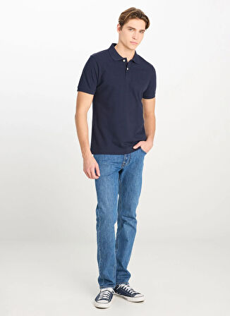 Lee Lacivert Erkek Polo T-Shirt ML211810410 Erkek Regular Fit Polo