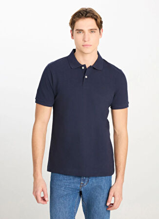 Lee Lacivert Erkek Polo T-Shirt ML211810410 Erkek Regular Fit Polo