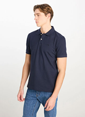 Lee Lacivert Erkek Polo T-Shirt ML211810410 Erkek Regular Fit Polo