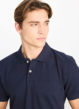 Lee Lacivert Erkek Polo T-Shirt ML211810410 Erkek Regular Fit Polo