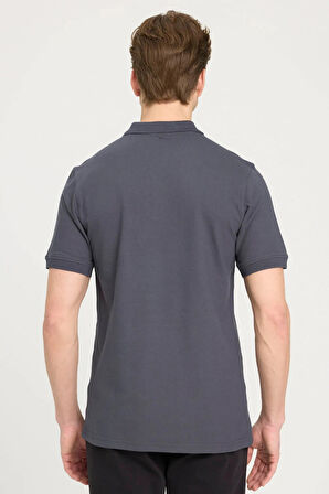 Wrangler Erkek Regular Fit Polo Antrasit Erkek Kısa Kol T-Shirt