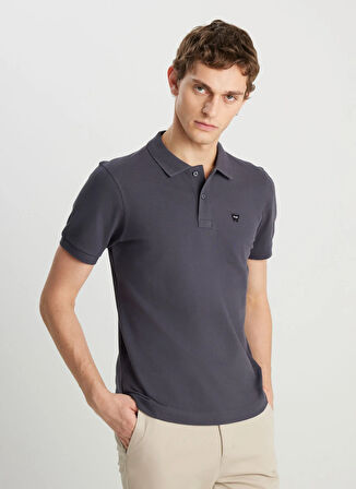 Wrangler Antrasit Erkek Polo T-Shirt MW7D5K4XX2T003 Erkek Regular Polo