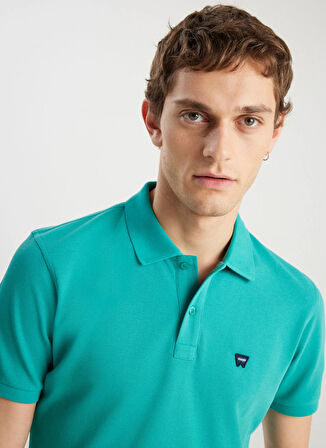 Wrangler Yeşil Erkek Polo T-Shirt MW7D5K4XX2T208 Erkek Regular Polo