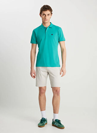 Wrangler Yeşil Erkek Polo T-Shirt MW7D5K4XX2T208 Erkek Regular Polo