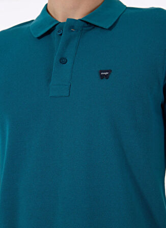 Wrangler Petrol Erkek Polo T-Shirt MW7D5K4XX2T405 Erkek Regular Polo