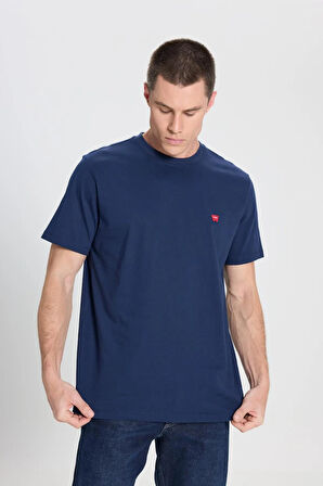 Wrangler Relaxed Fit Small Logo Tişört  MW7NM203877W72