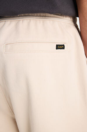 Regular Fit Normal Kesim Ribanalı Paça Taş Rengi Jogger Pantolon