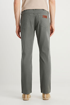 Texas Straight Fit Düz Kesim Normal Bel Pamuklu Esnek Yeşil Pantolon