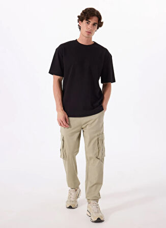 Lee Lastikli Bel Lastikli Paça Antrasit Erkek Pantolon L251056358 Kargo Jogger Pantolon