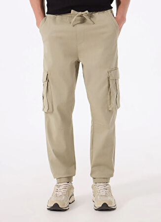 Lee Lastikli Bel Lastikli Paça Antrasit Erkek Pantolon L251056358 Kargo Jogger Pantolon