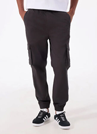 Lee Lastikli Bel Lastikli Paça Antrasit Erkek Pantolon L2510563JA Kargo Jogger Pantolon