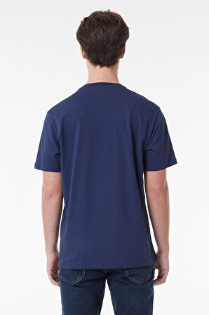 Lee Lightweight Ss Wobbly Logo Crew Neck Erkek T-shirt ML65QAIEE