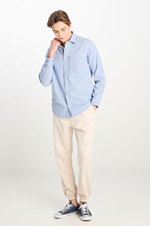 Regular Fit Normal Kesim %100 Pamuk Gömlek Ceket