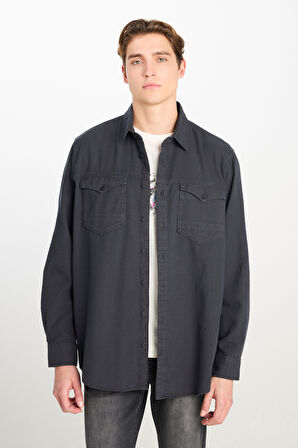 Regular Fit Normal Kesim %100 Pamuk Gömlek Ceket