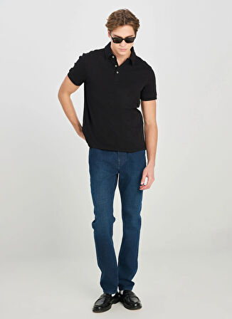 Lee Siyah Erkek Polo T-Shirt L2510123001 Erkek Regular Fit Polo