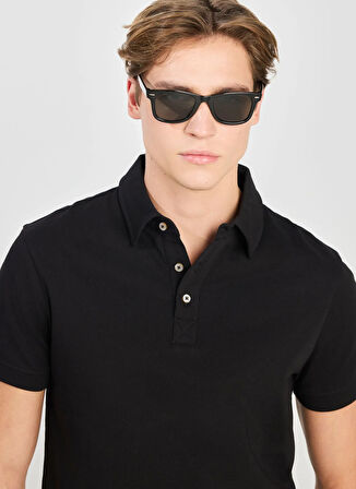 Lee Siyah Erkek Polo T-Shirt L2510123001 Erkek Regular Fit Polo