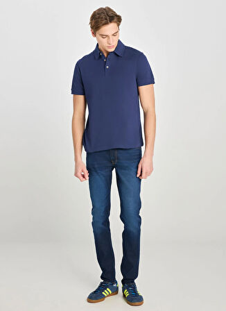 Lee Lacivert Erkek Polo T-Shirt L2510123410 Erkek Regular Fit Polo
