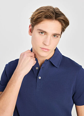 Lee Lacivert Erkek Polo T-Shirt L2510123410 Erkek Regular Fit Polo