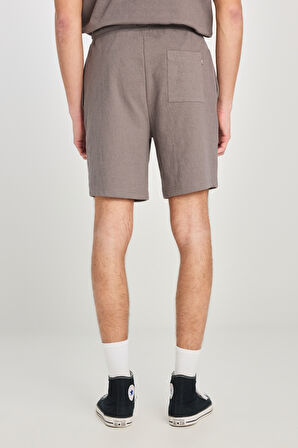 Relaxed Fit Geniş Kesim Normal Bel Pamuklu Gri Sweatşort
