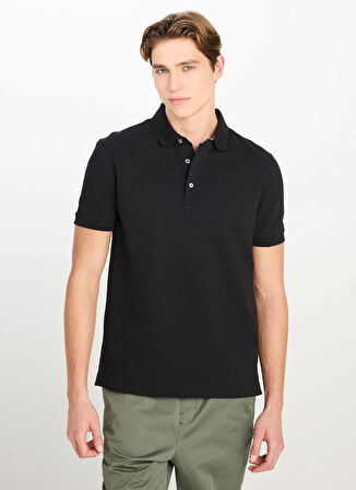 Lee Siyah Erkek Polo T-Shirt L2510551001 Erkek Regular Fit Polo