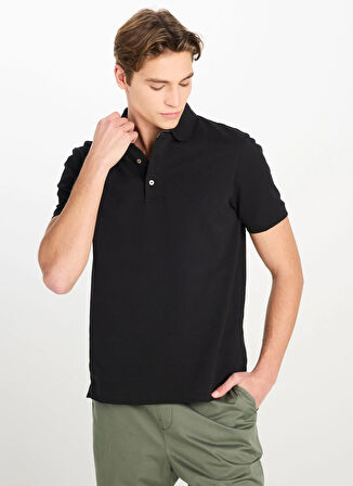 Lee Siyah Erkek Polo T-Shirt L2510551001 Erkek Regular Fit Polo