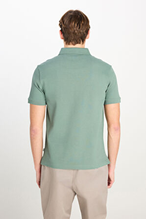 Lee Erkek Regular Fit Pamuklu Yeşil Polo Yaka T-Shirt - L2510551826