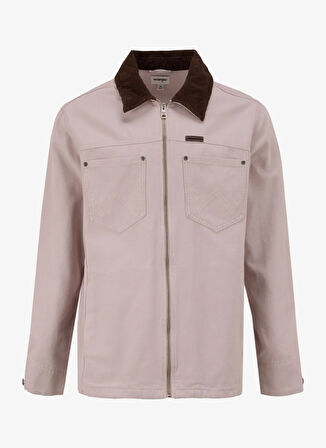 Wrangler Regular Fit Gri Erkek Ceket W2510266035 Kadife Yakalı Ceket