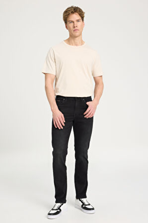 Arizona Straight Fit Normal Bel Denim Esnek Jean Kot Pantolon