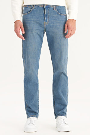 Straight Fit Düz Kesim Normal Bel Arizona Yeşil Pamuklu Esnek Pantolon