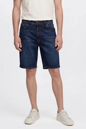 Texas Pamuklu Regular Fit Normal Kesim Cepli Esnek Jean Kot Denim Şort