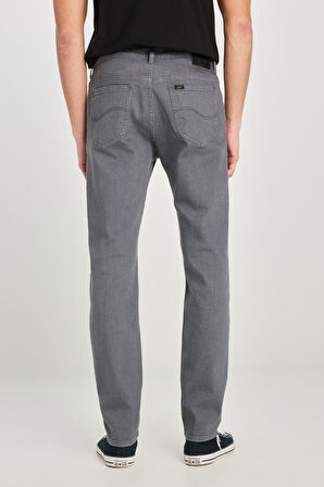 Rider Slim Fit Dar Kesim Normal Bel Gri Pamuklu Esnek Denim Pantolon